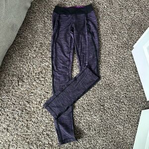 Lululemon Athletica Heathered Purple Leggings